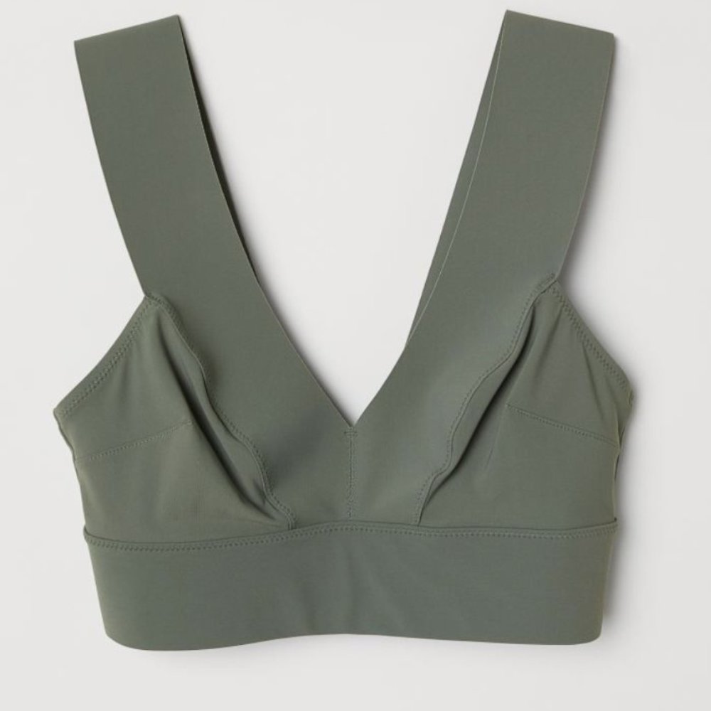 🆕 H&M | NWOT! Green Wide Strap Bikini Swim Top